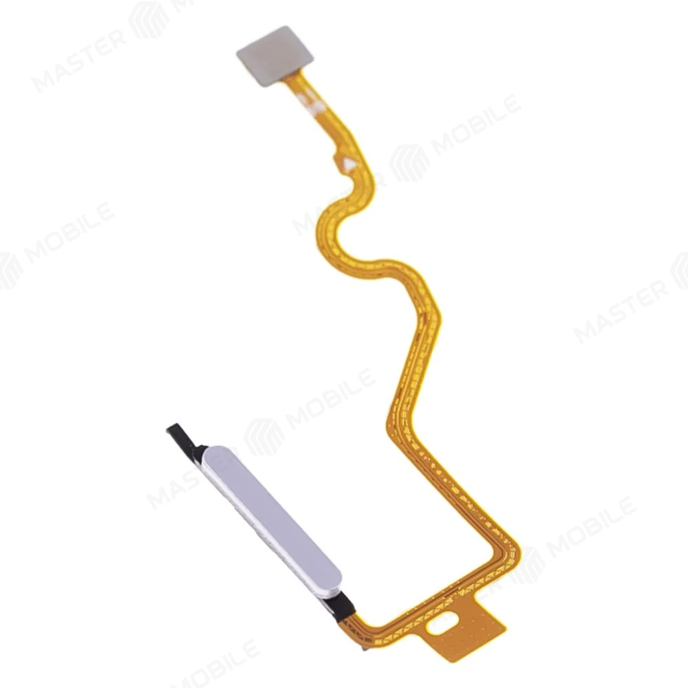 Шлейф для Infinix Smart 8 Pro (X6525B) с комп. + сканер отпечатка пальца (белый) фото №3