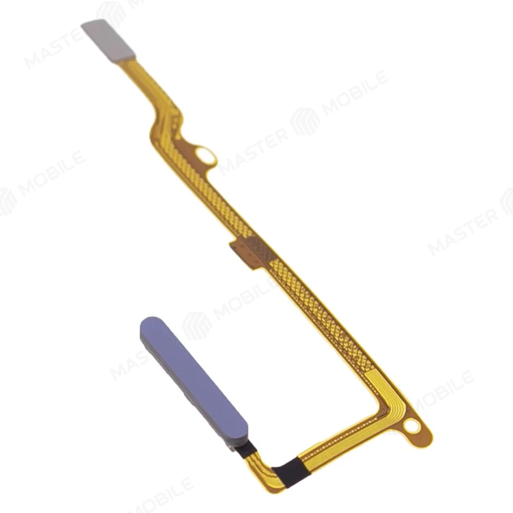 Шлейф для Huawei Honor X8a (CRT-LX1) с комп. + сканер отпечатка пальца (голубой)  фото №3