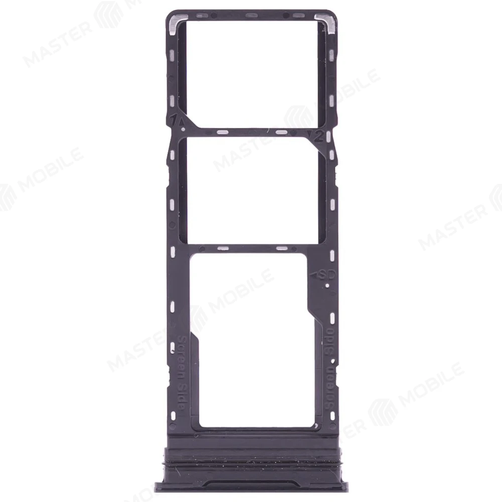 Держатель сим-карты для Infinix Hot 10 Lite (X657B) (черный) фото №1