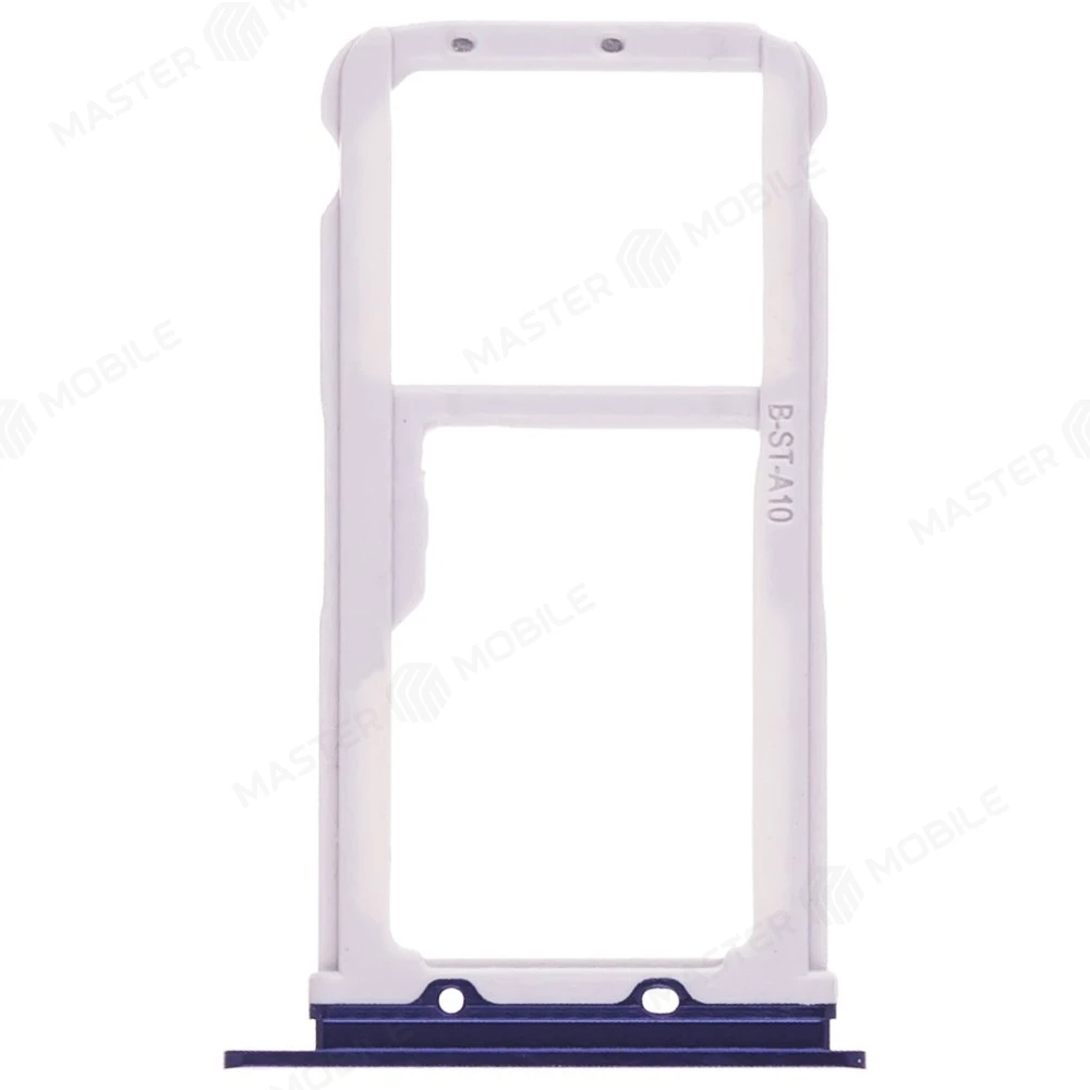 Держатель сим-карты для Huawei Honor 9/9 Premium (STF-L09) (синий) фото №2