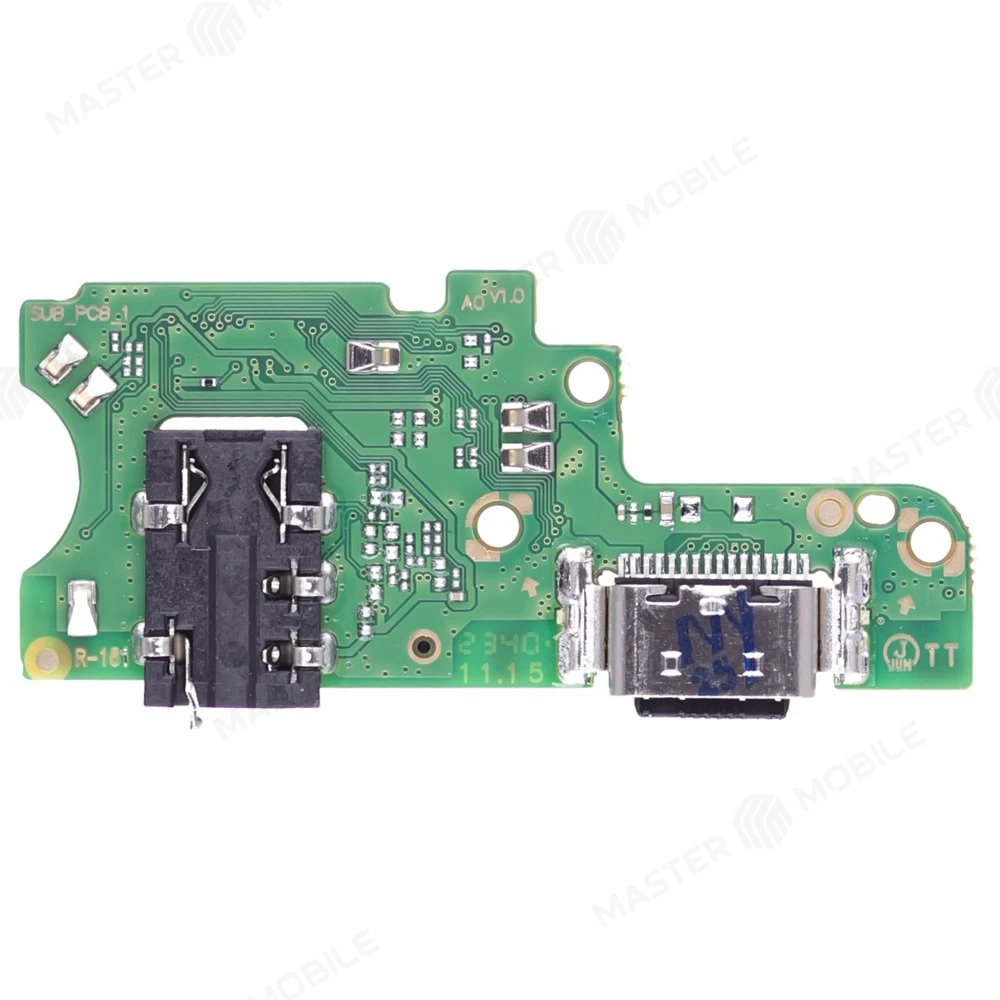 Нижняя плата для Tecno Pova 6 4G (LI7) с комп. + разъем зарядки + разъем гарнитуры + микрофон  фото №2