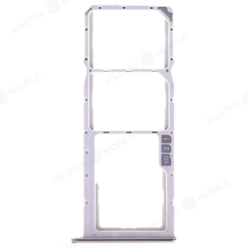 Держатель сим-карты для Asus ZenFone Max Pro M2 (ZB631KL) (серебристый) фото №1