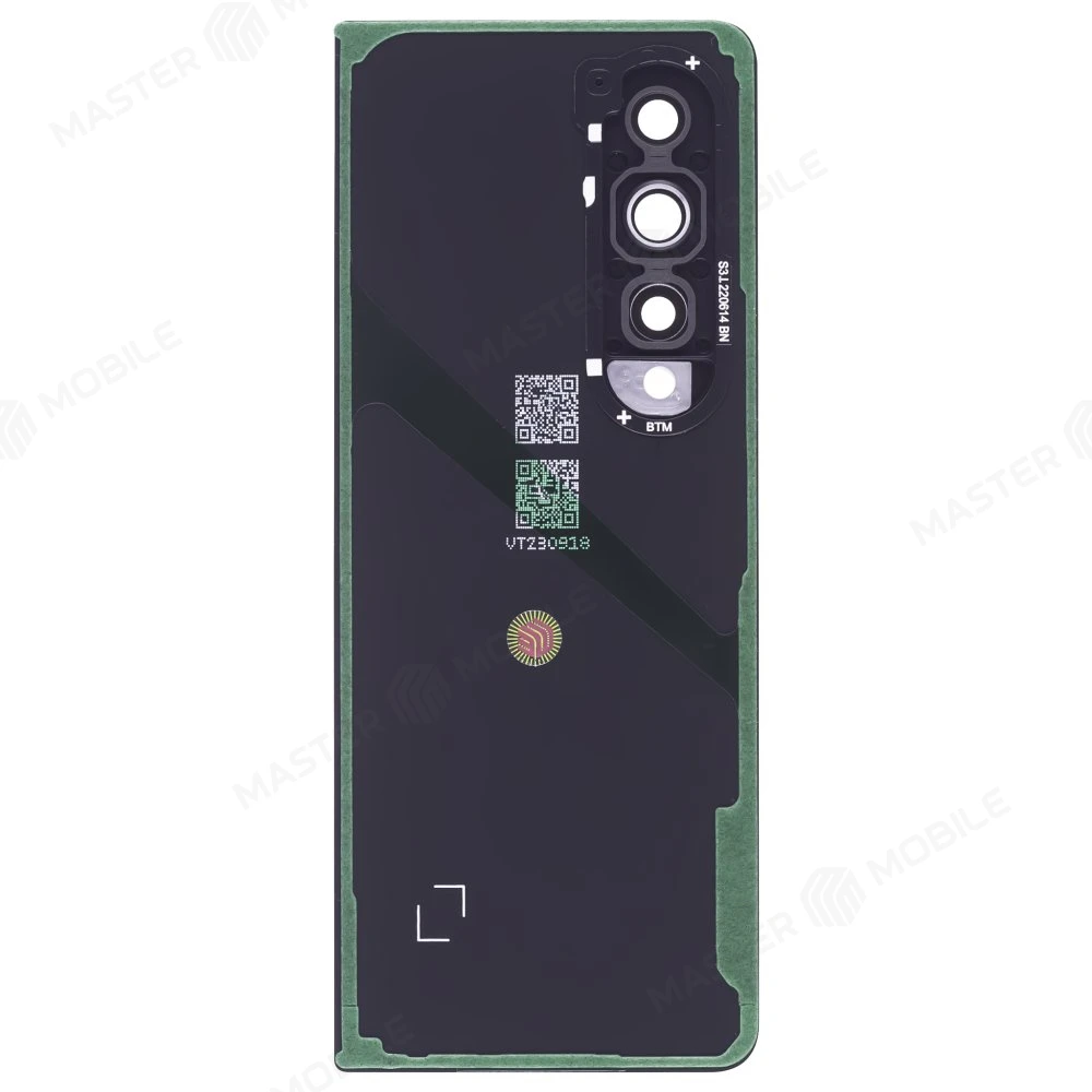 Задняя крышка для Samsung F936 Galaxy Z Fold 4 (черный) (в сборе со стеклом камеры) фото №2