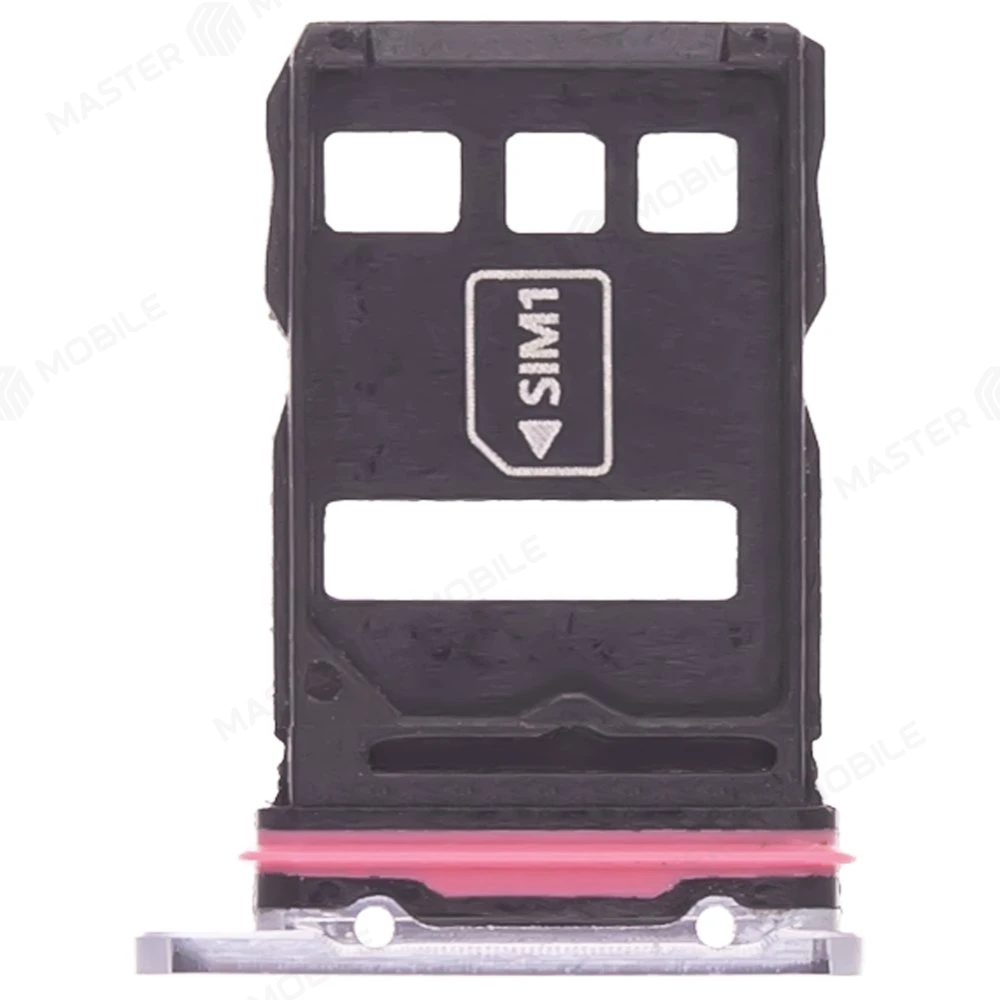 Держатель сим-карты для Huawei P40 Pro (ELS-NX9) (серебристый) фото №1