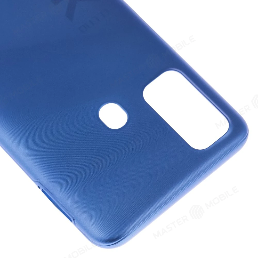 Задняя крышка для Tecno Spark 7 (KF6N) (синий) фото №3