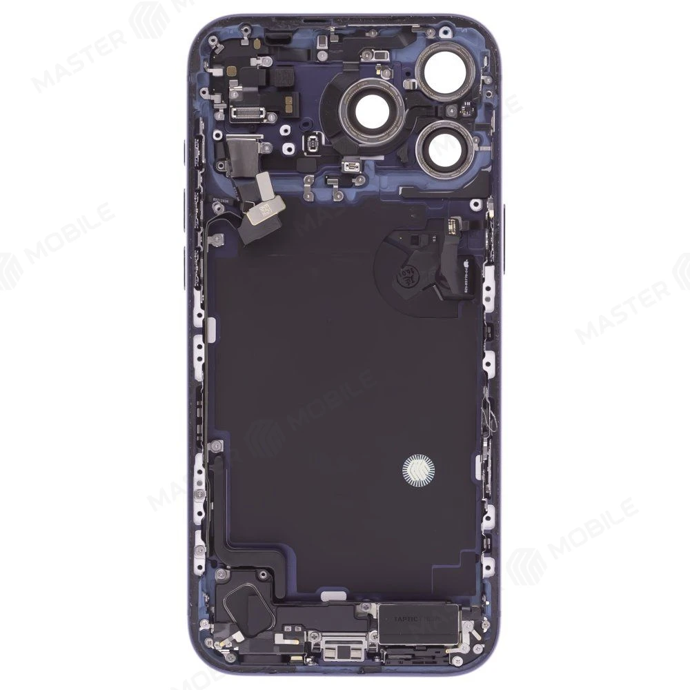 Корпус для Apple iPhone 17 Pro Max (eSIM) (синий) (в сборе) (ORIG100) (Снятый) (возможен дефект ЛКП) фото №2