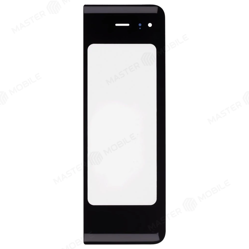 Стекло модуля для Samsung F900 Galaxy Fold + OCA (черный)  фото №1