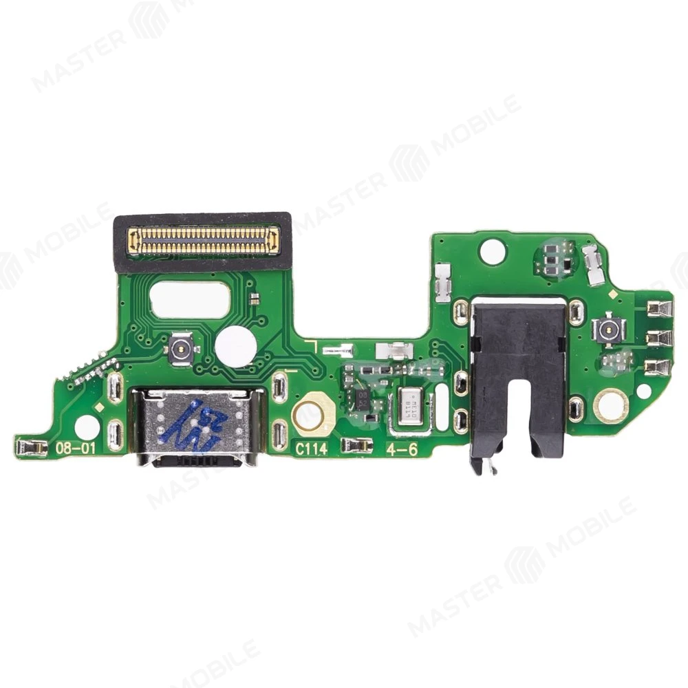 Нижняя плата для Realme 9 5G (RMX3474) с комп. + разъем зарядки + микрофон  фото №1