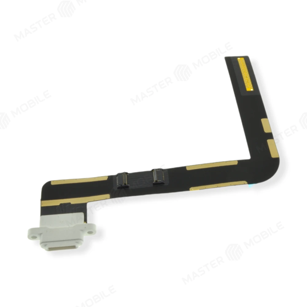 Шлейф для Apple iPad 7 10.2 (2019) (A2197/A2198/A2200) / iPad 8 10.2 (2020) (A2428/A2429/A2270) и др. с комп. + разъем зарядки (белый)  фото №1