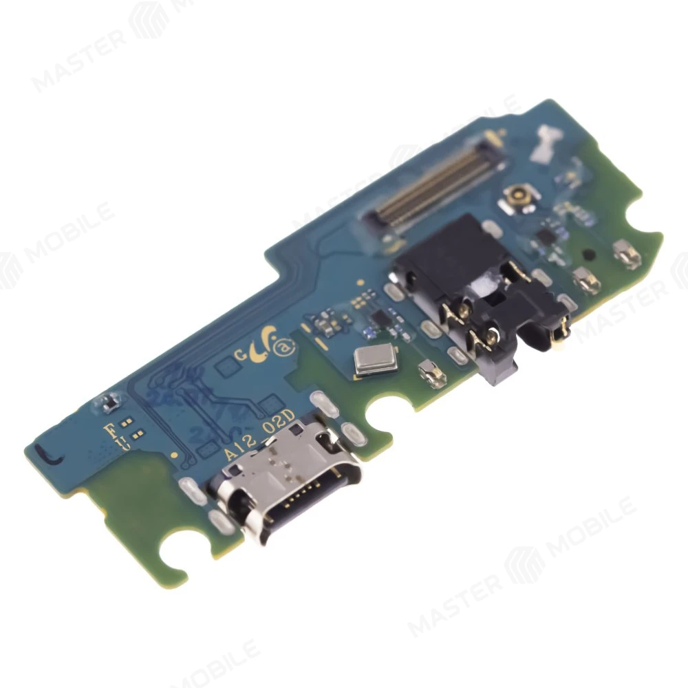 Нижняя плата для Samsung A125 Galaxy A12 / M127 Galaxy M12 с комп. + разъем зарядки + разъем гарнитуры + микрофон (ORIG100) фото №3