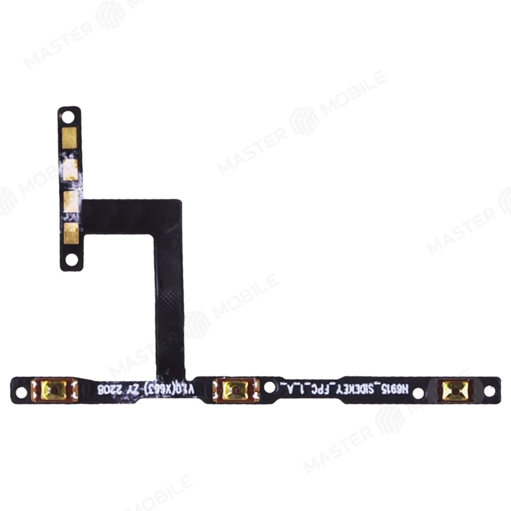 Шлейф для Infinix Note 11 (X663B) / Note 12 (X663D) с комп. (на кнопку включения и кнопки громкости) фото №1