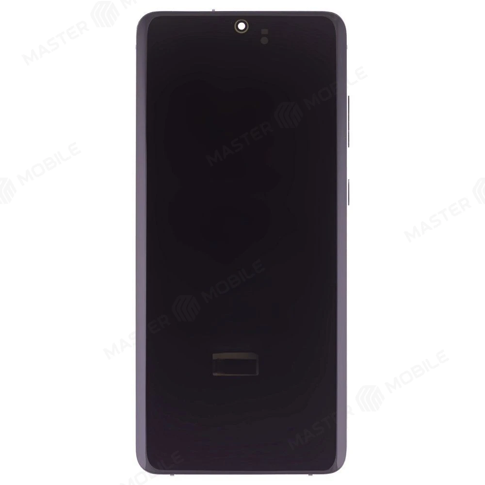 Дисплей для Samsung G985 Galaxy S20+ / G986 Galaxy S20+ 5G + тачскрин (серебристый) (в рамке) (OLED) (Full Size) фото №1