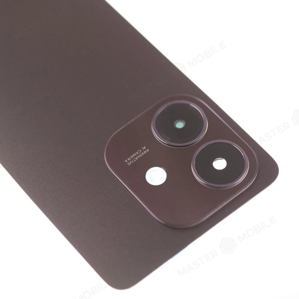 Задняя крышка для OPPO A3x (CPH2641) (бордовый) (в сборе со стеклом камеры) фото №3