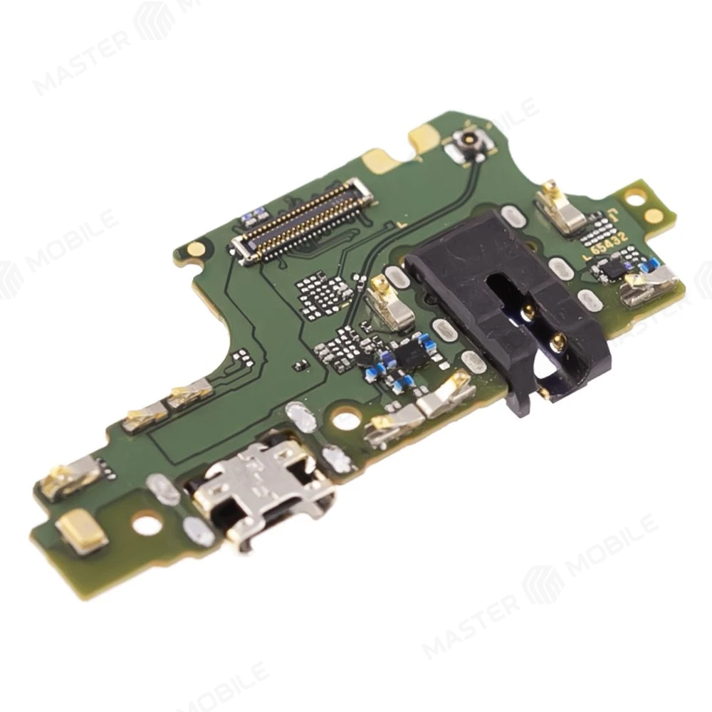 Нижняя плата для Huawei Y9 2018 (FLA-LX1) с комп. + разъем зарядки + разъем гарнитуры + микрофон (ORIG100)  фото №3