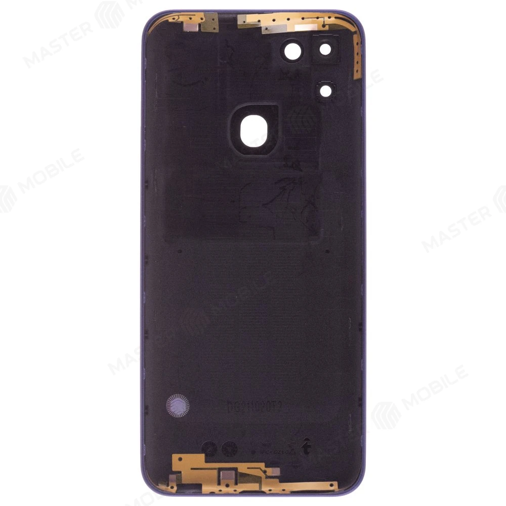 Задняя крышка для Tecno Spark GO 2022 (KG5) (синий) (в сборе со стеклом камеры) фото №2