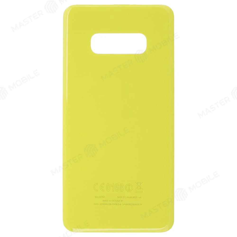 Задняя крышка для Samsung G970 Galaxy S10e (желтый) фото №1