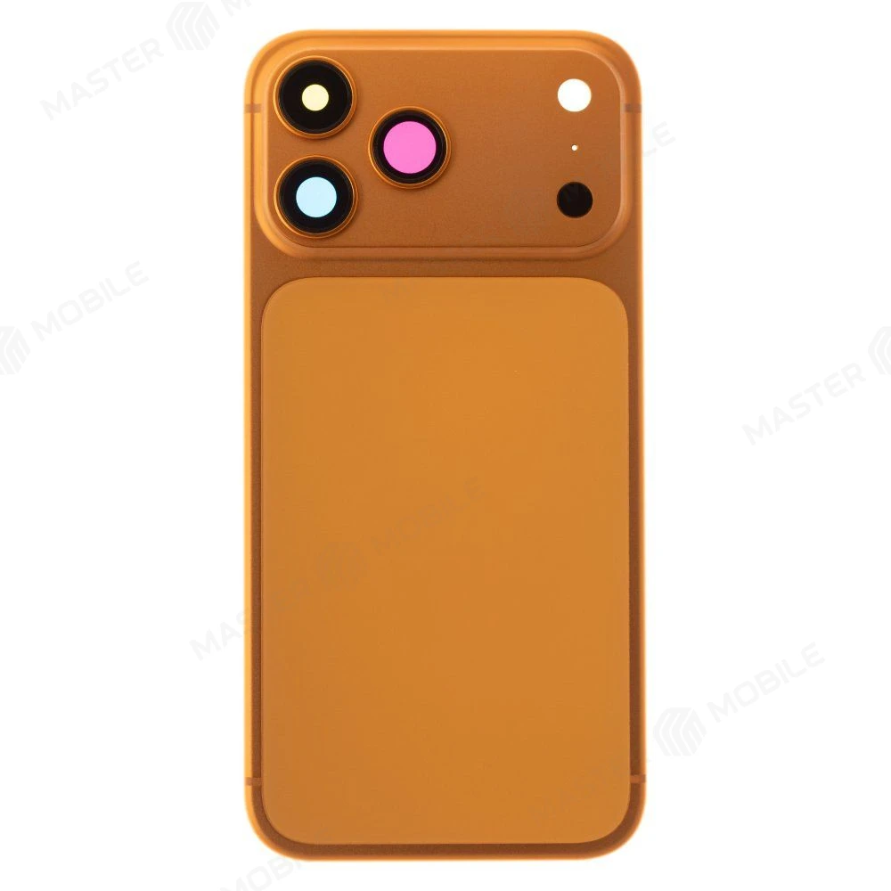 Корпус для Apple iPhone 14 Pro Max в дизайне Apple iPhone 17 Pro Max (оранжевый) (Premium) фото №1