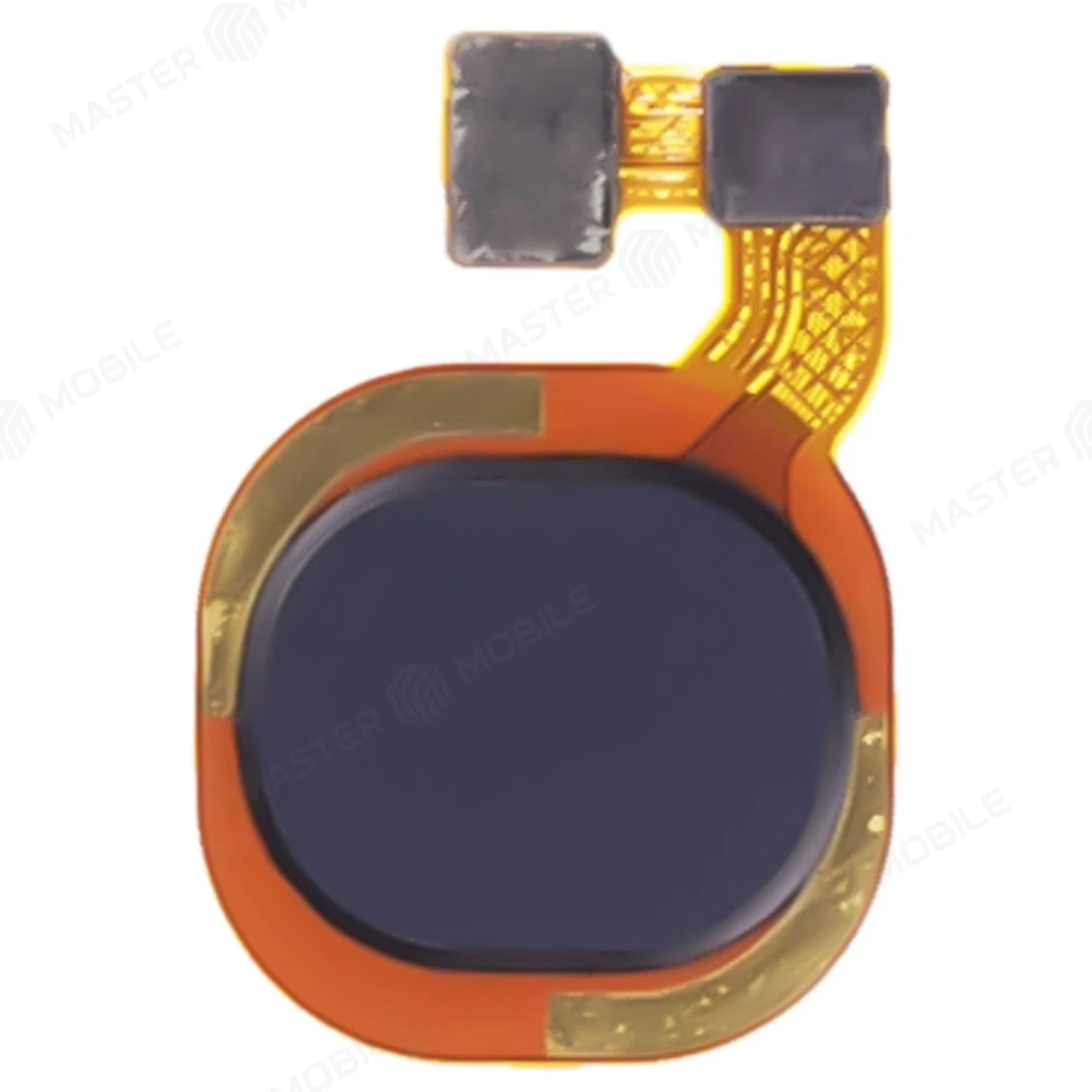 Шлейф для Tecno Spark 8C (KG5N) с комп. + сканер отпечатка пальца (черный)  фото №1