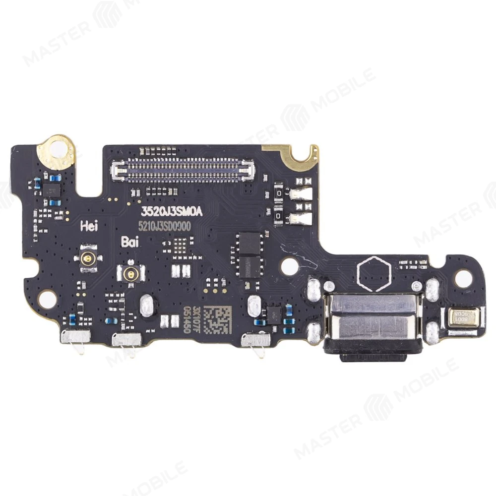 Нижняя плата для Xiaomi Mi 10T 5G (M2007J3SY) / Mi 10T Pro 5G (M2007J3SG) с комп. + разъем зарядки + микрофон + разъем SIM (ORIG100)  фото №1