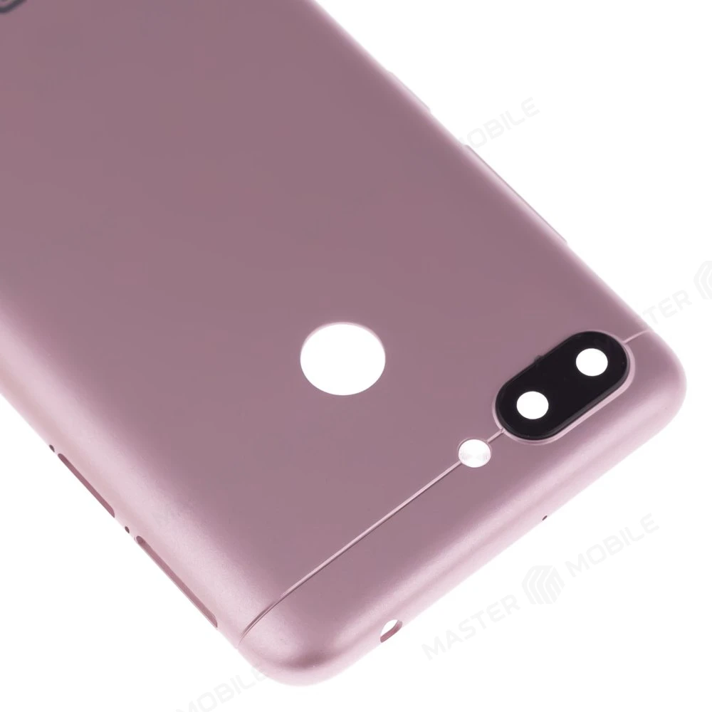 Задняя крышка для Xiaomi Redmi 6 (M1804C3DG) (Global Version / 2 SIM) (розовый) (в сборе со стеклом камеры) фото №3
