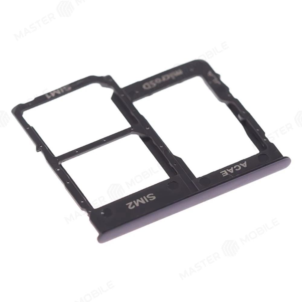 Держатель сим-карты для Samsung A315 Galaxy A31 / A405 Galaxy A40 (черный) фото №3
