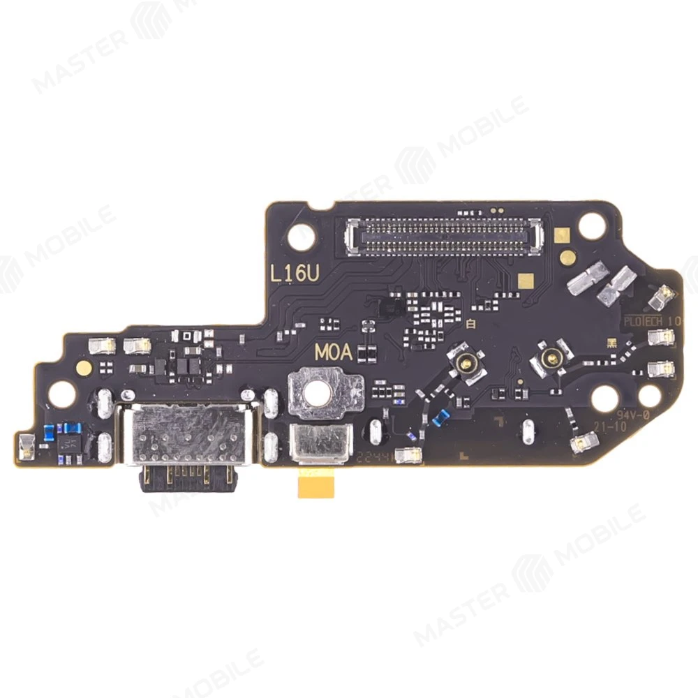 Нижняя плата для Xiaomi Poco X4 GT (22041216G) с комп. + разъем зарядки + микрофон + разъем SIM (ORIG100)  фото №1