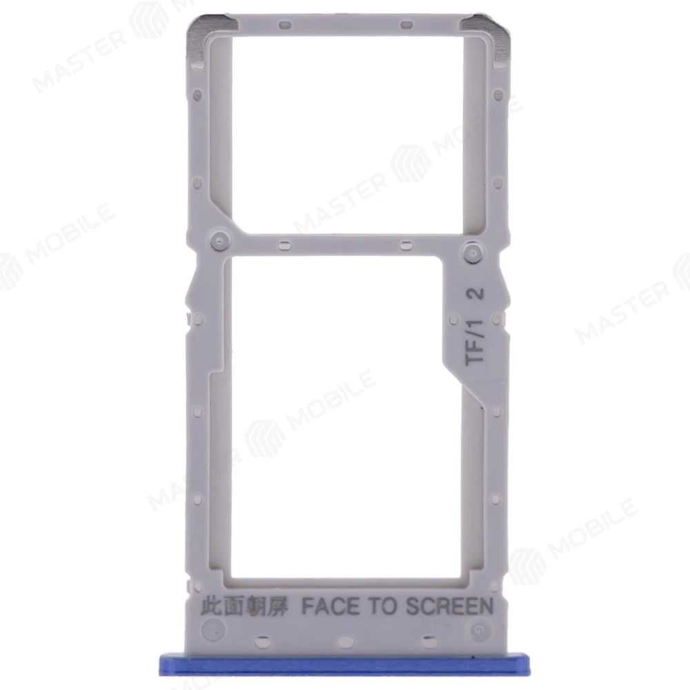 Держатель сим-карты для Xiaomi Redmi Note 6 Pro (M1806E7TG) (синий)  фото №1