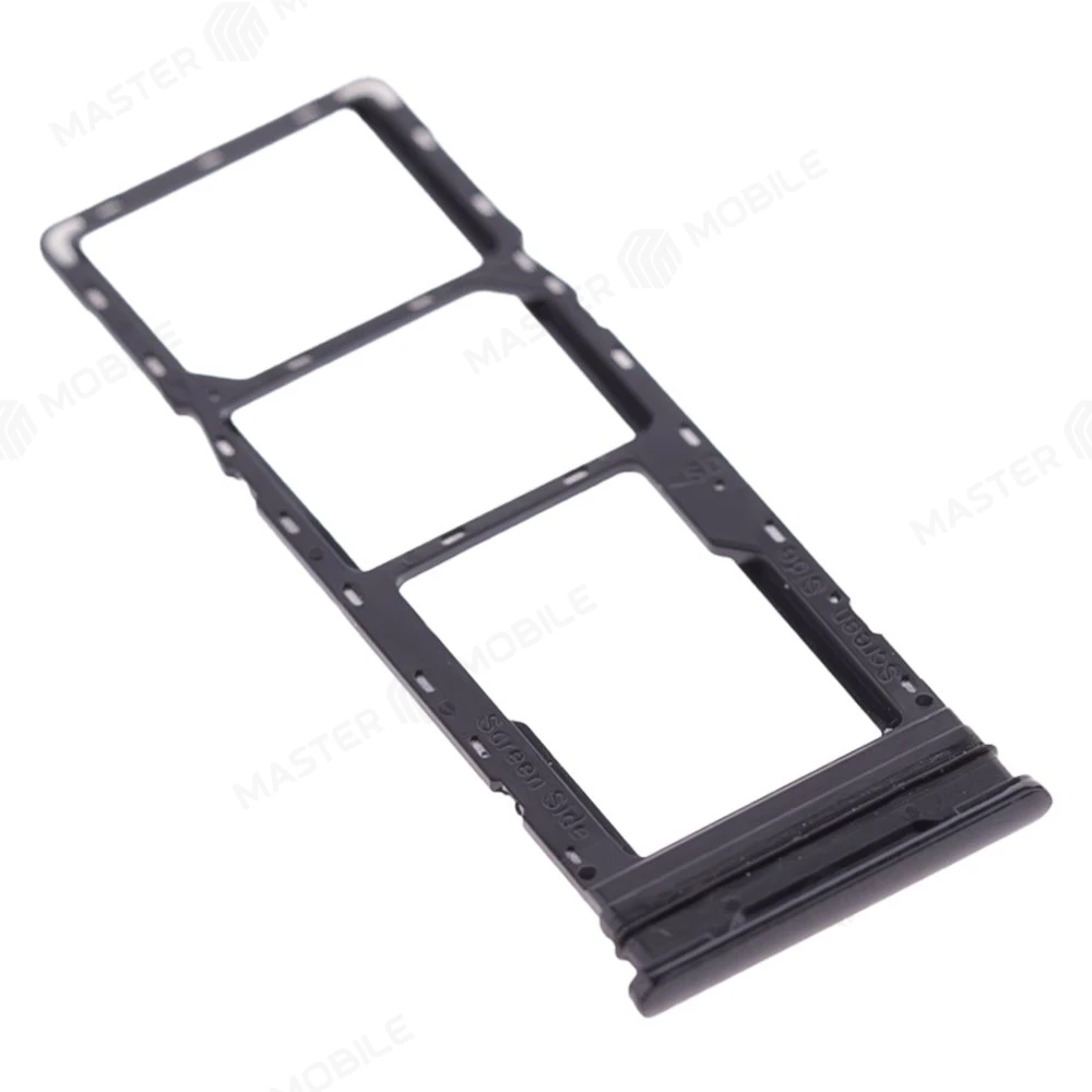 Держатель сим-карты для Infinix Hot 10 Lite (X657B) (черный) фото №3