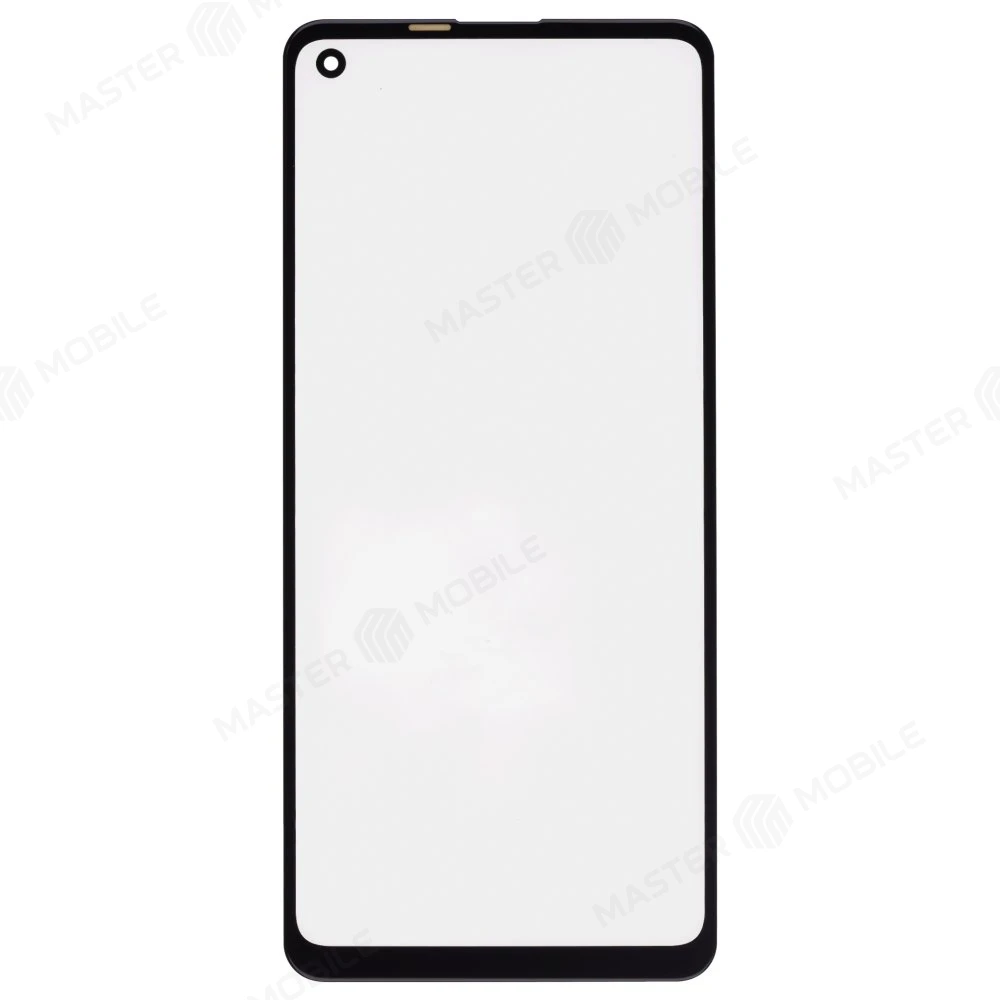 Стекло модуля для Samsung A217 Galaxy A21s + OCA (черный)  фото №1