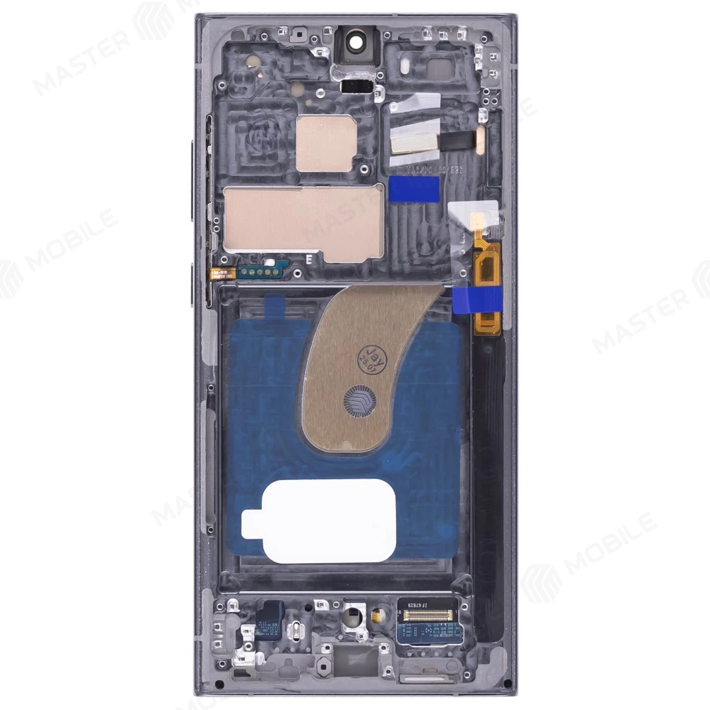 Дисплей для Samsung S918 Galaxy S23 Ultra + тачскрин (зеленый) (в рамке) (OLED) (Full Size) фото №2