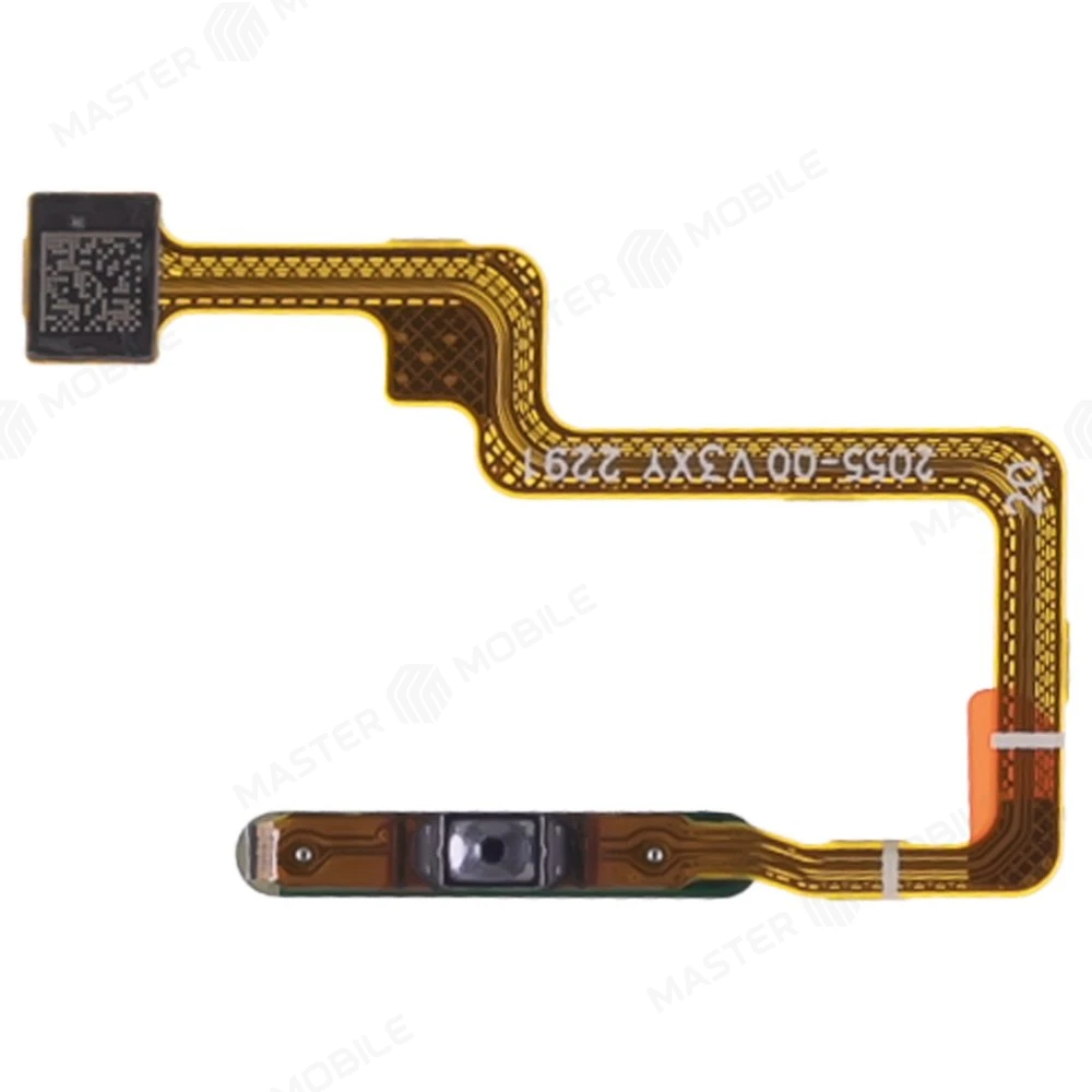 Шлейф для Xiaomi Poco F4 (22021211RG) с комп. + сканер отпечатка пальца (на кнопку включения) (черный) фото №2