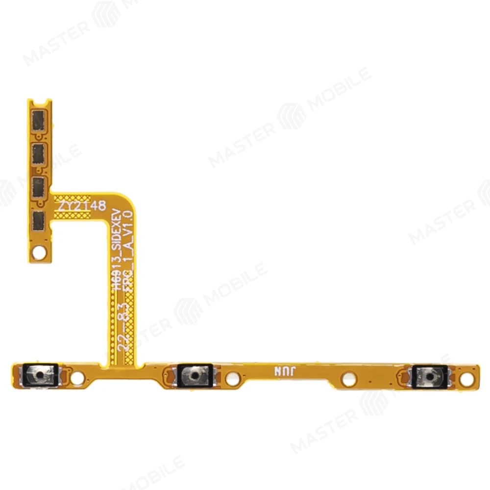 Шлейф для Tecno Spark 8P (KG7n) / Spark 8T (KG6p) с комп. (на кнопки громкости и кнопку включения) фото №1