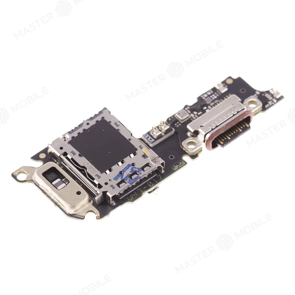 Нижняя плата для Xiaomi 14 (23127PN0CG) с комп. + разъем зарядки + микрофон + разъем SIM (ORIG100) фото №3