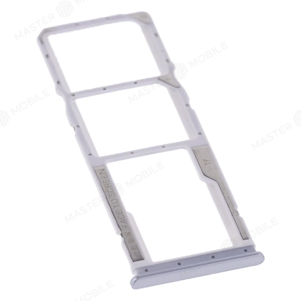 Держатель сим-карты для Xiaomi Redmi 10 (21061119DG) (серебристый)  фото №3