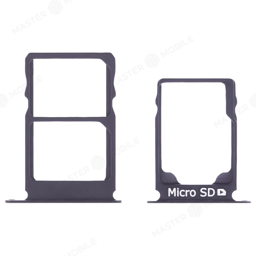 Держатель сим-карты для Nokia 3.1 (TA-1063) (черный) фото №1