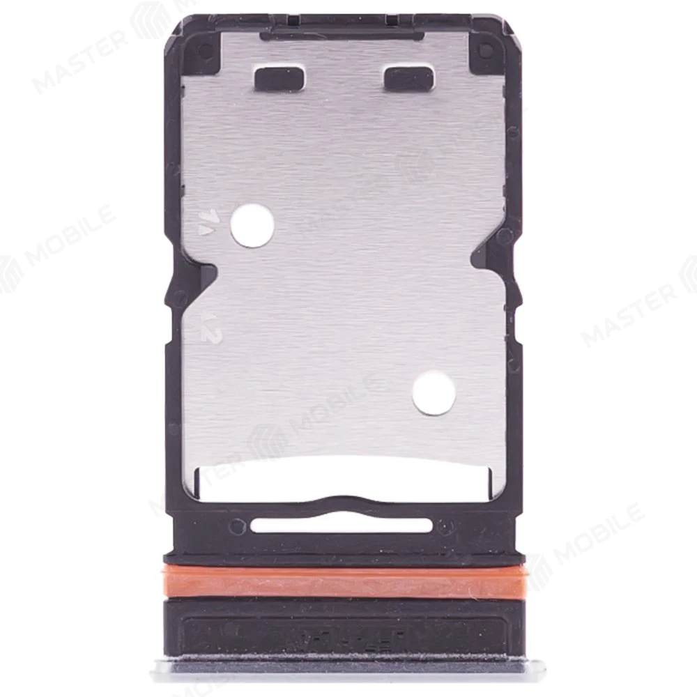 Держатель сим-карты для Tecno Pova 3 (LF7N) (серебристый) фото №1