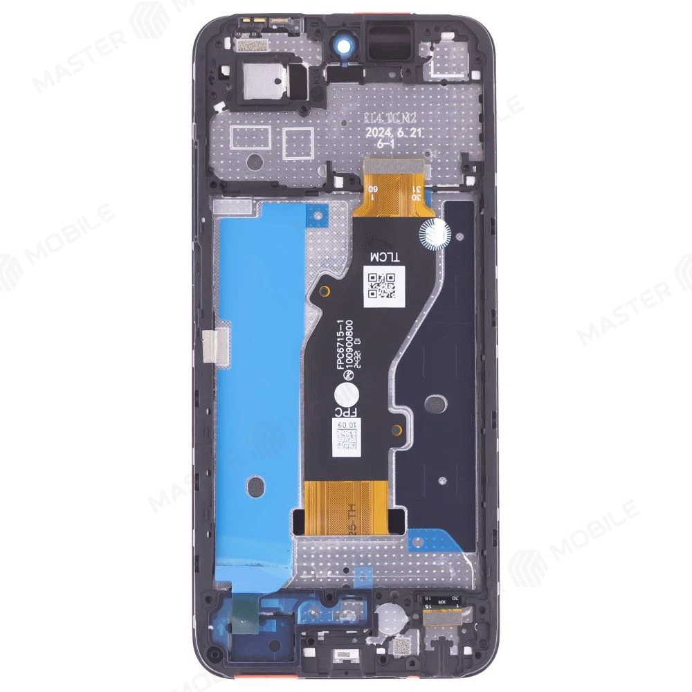 Дисплей для Tecno Spark GO 1 (KL4) + тачскрин (черный) (в рамке) (ORIG) фото №2