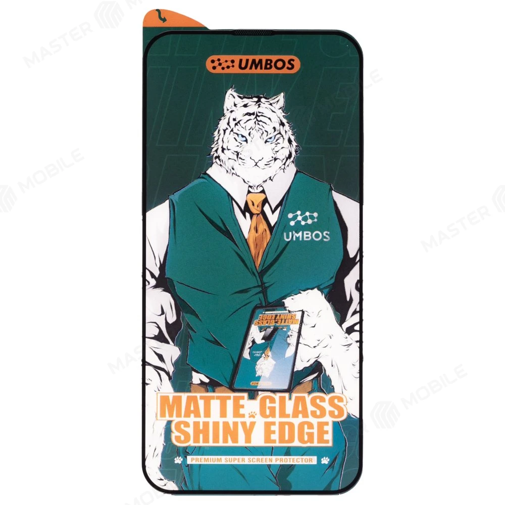 Защитное стекло для Apple iPhone 13 / iPhone 13 Pro / iPhone 14 / iPhone 16E (матовый) (черный) фото №1