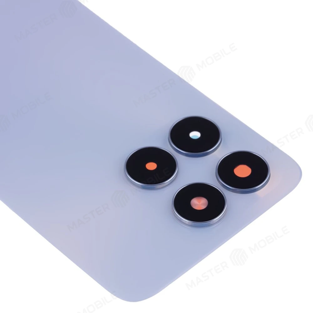 Задняя крышка для Huawei Honor X6a (WDY-LX1) (голубой) (в сборе со стеклом камеры) фото №3