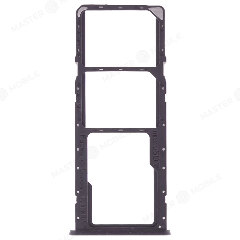 Держатель сим-карты для Realme C53 (RMX3760) (черный) фото №1