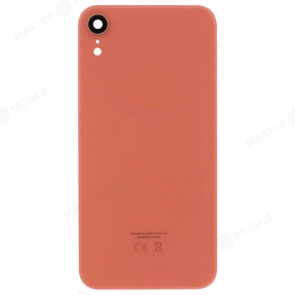 Задняя крышка для Apple iPhone Xr (коралловый) (в сборе со стеклом камеры) (Premium) фото №1