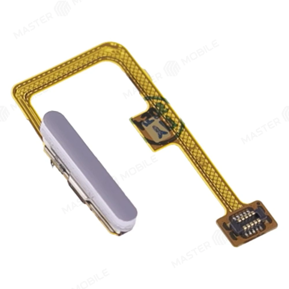 Шлейф для Xiaomi Mi 11 Lite (M2101K9AG) / 11 Lite 5G NE (2109119DG) с комп. + сканер отпечатка пальца (кнопка включения) (серебристый)  фото №3