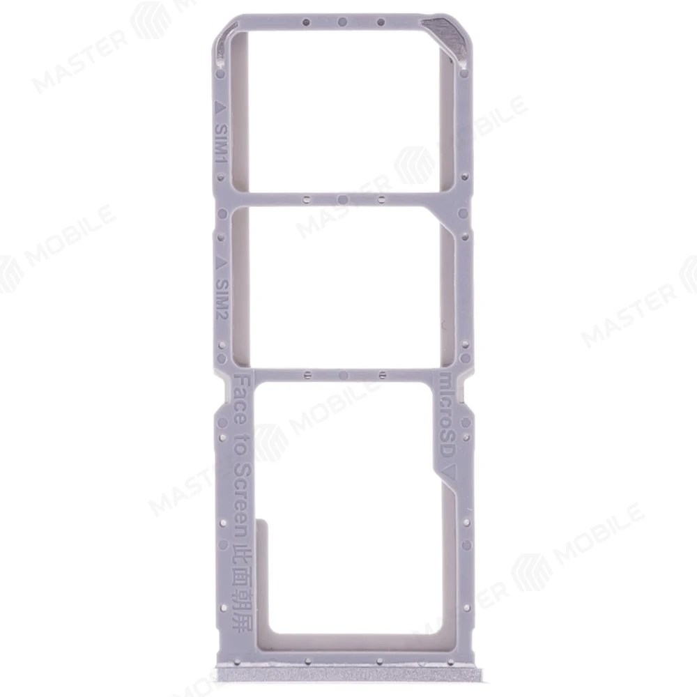 Держатель сим-карты для Realme 8 Pro (RMX3081) (серебристый) фото №1