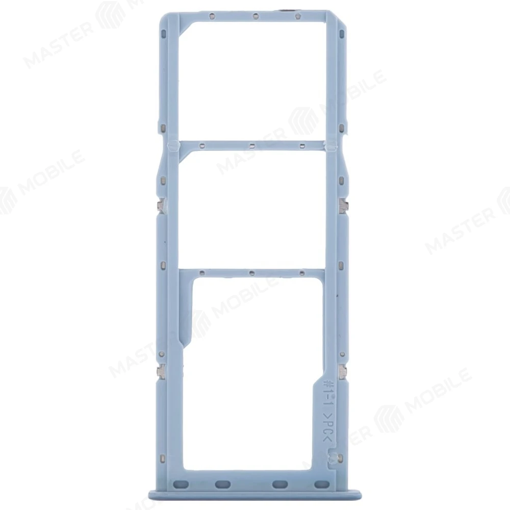 Держатель сим-карты для Samsung A515 Galaxy A51 / A715 Galaxy A71 (голубой) фото №2