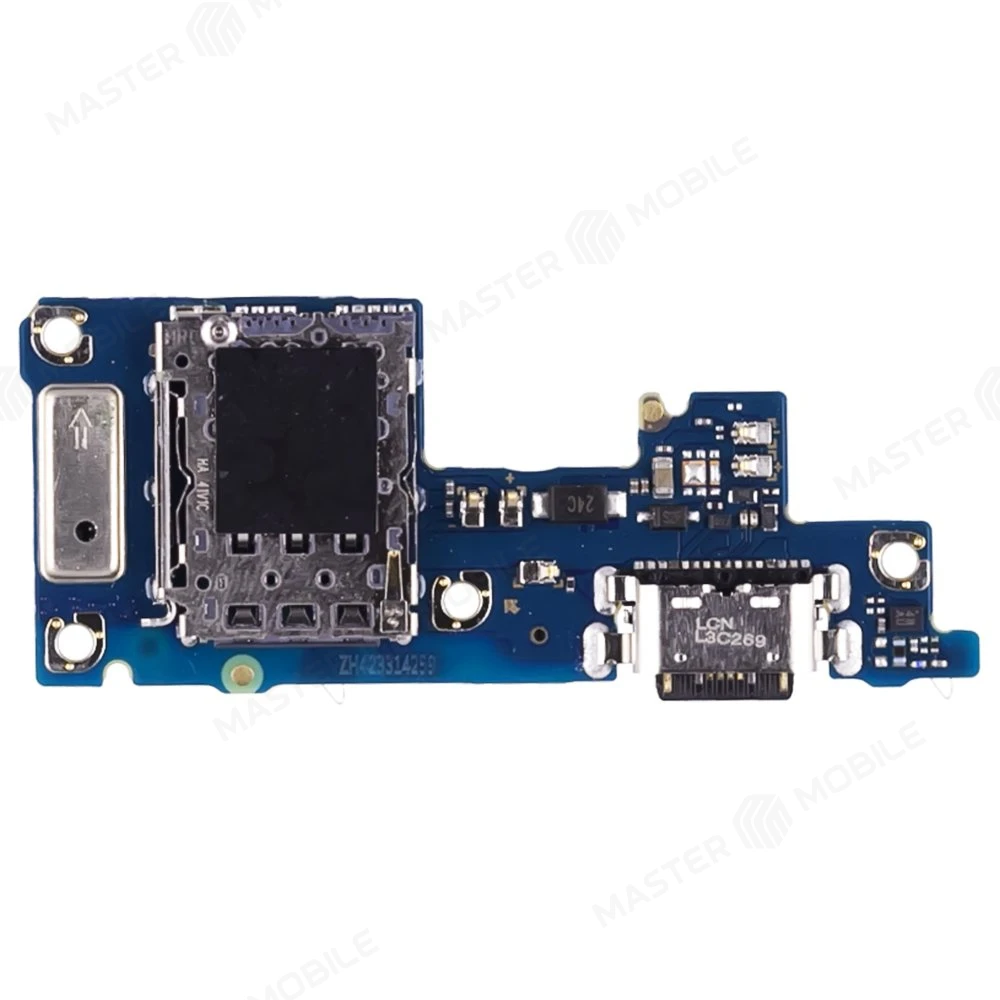 Нижняя плата для Infinix Note 40 Pro+ 5G (X6851B) с комп. + разъем зарядки + микрофон + разъем SIM (ORIG100) фото №2