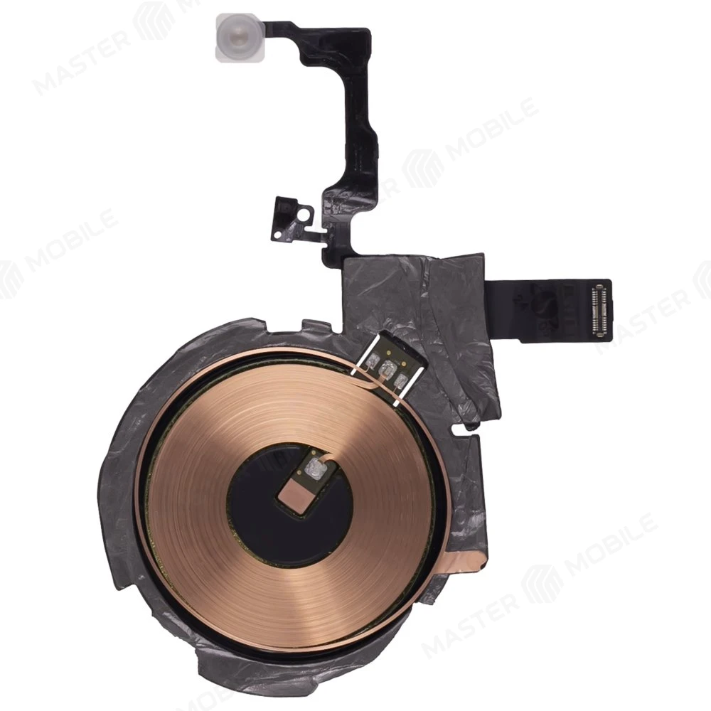 Шлейф для Apple iPhone 15 Pro Max с комп. + микрофон + вспышка + беспроводная зарядка (ORIG100) фото №1