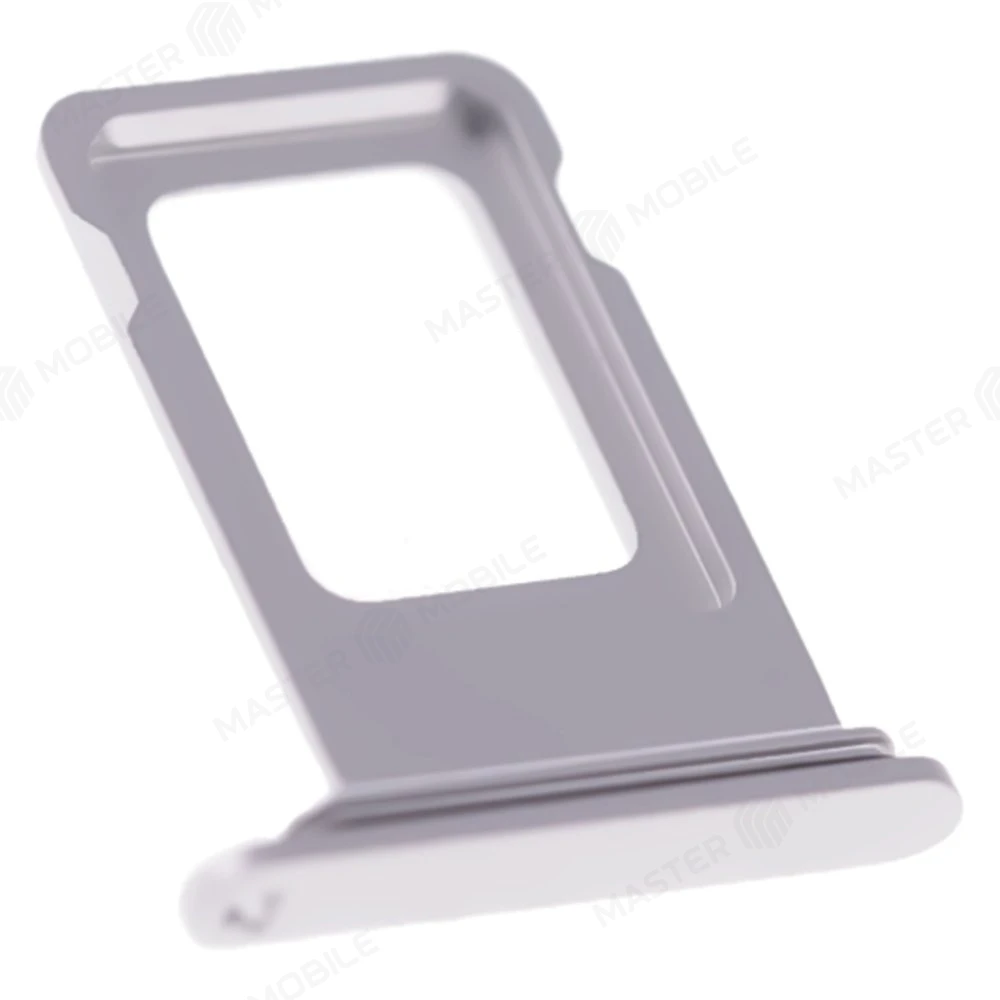 Держатель сим-карты для Apple iPhone Xr (серебристый) фото №3