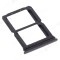 Держатель сим-карты для OnePlus 6T Dual Sim (черный) фото №3