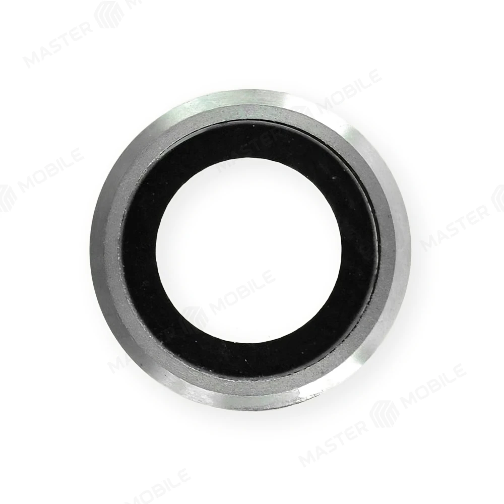 Стекло задней камеры для Apple iPhone 6 Plus / iPhone 6s Plus (в рамке) (серебристый)  