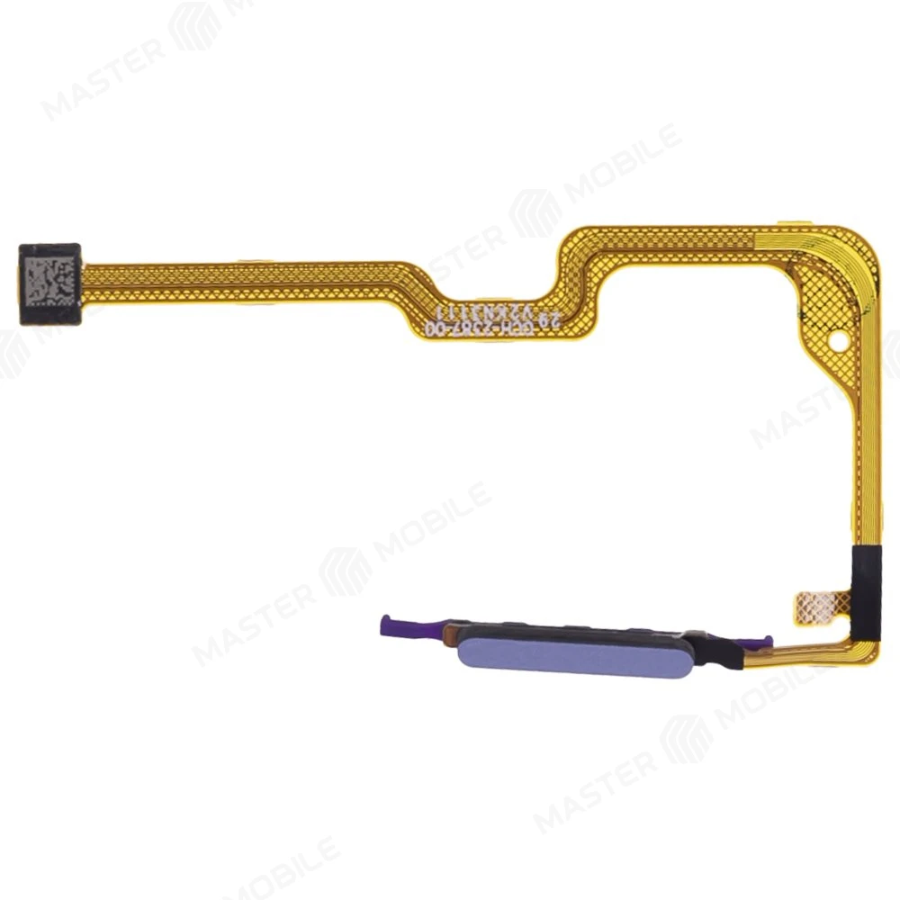 Шлейф для Huawei Honor X6a (WDY-LX1) с комп. + сканер отпечатка пальца (голубой) фото №1